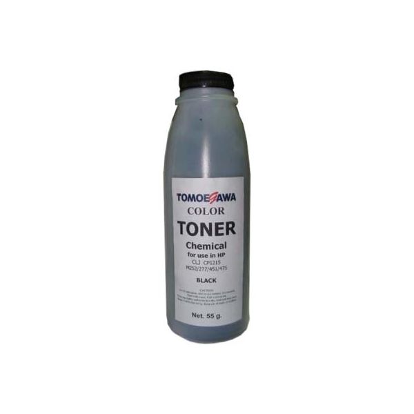 Тонер HP CLJ CP1215/M252/277/451/475 Chemical (55г) Black Tomoegawa (THP1215B55)