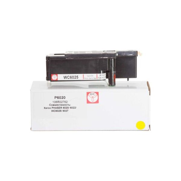 Картридж BASF для Xerox Phaser 6020/6022/WC6025/6027 Yellow (KT-106R02762)