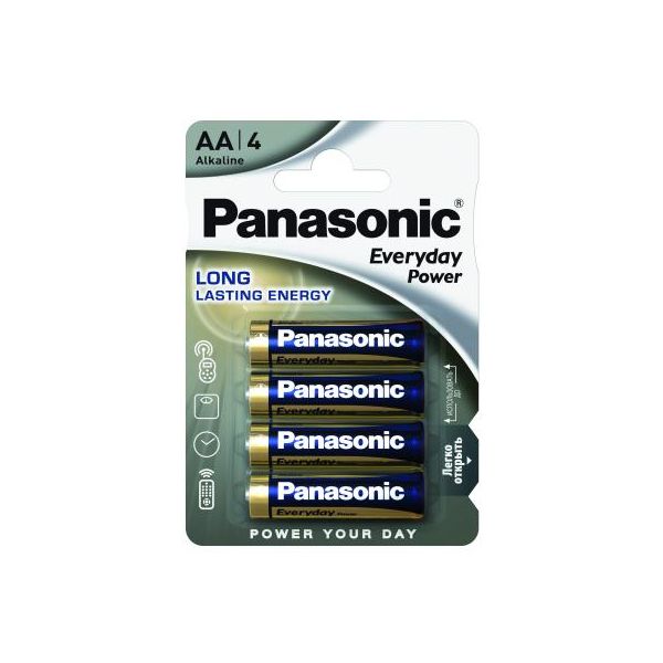 Батарейка Panasonic AA EVERYDAY POWER * 4 (LR6REE/4BP / LR6REE/4BR)