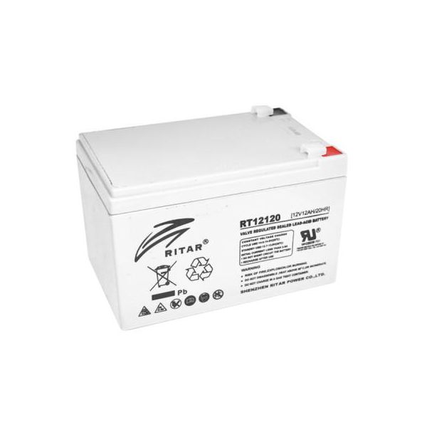 Батарея до ДБЖ Ritar AGM RT12120, 12V-12Ah (RT12120)