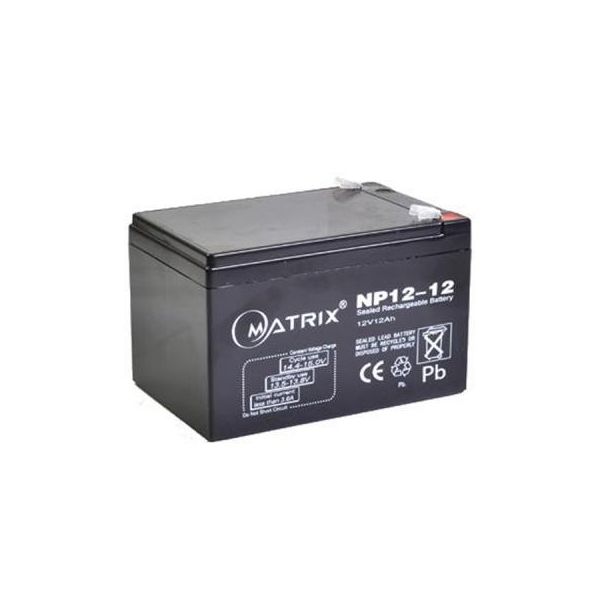 Батарея до ДБЖ Matrix 12V 12AH (NP12_12)