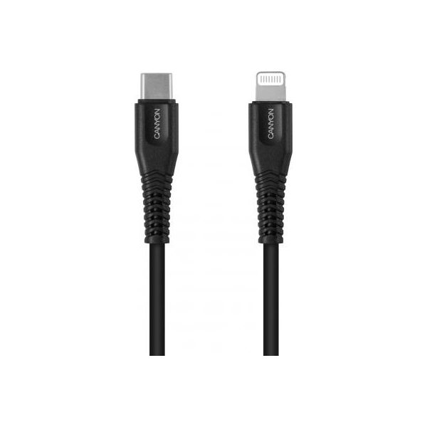 Дата кабель USB Type-C to Lightning 1.2m MFI Black Canyon (CNS-MFIC4B)