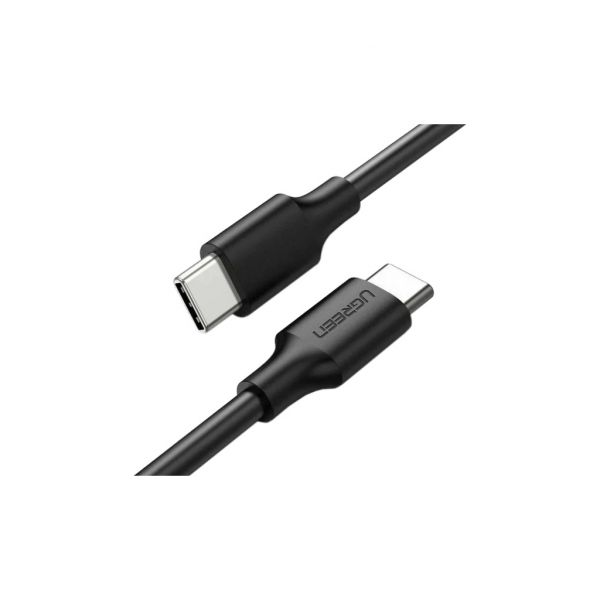 Дата кабель USB Type-C to Type-C 1.0m US323 Both Angled 3A (GrayBlack) Ugreen (70529)