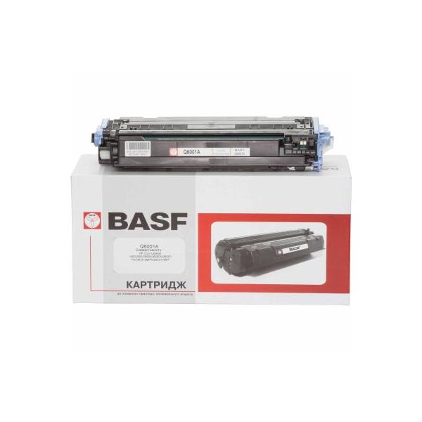 Картридж BASF для HP CLJ 1600/2600/2605 аналог Q6001A Cyan (KT-Q6001A)