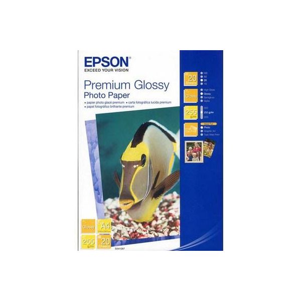 Папір Epson A4 Premium Glossy Photo (C13S041624)