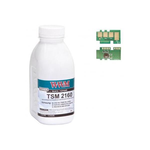 Тонер Samsung SL-M2020/2070/D111S, 45г +chip2K Black WWM (TCD111)