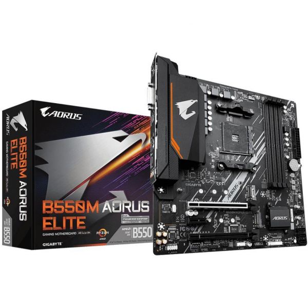 Материнська плата Gigabyte B550M AORUS ELITE