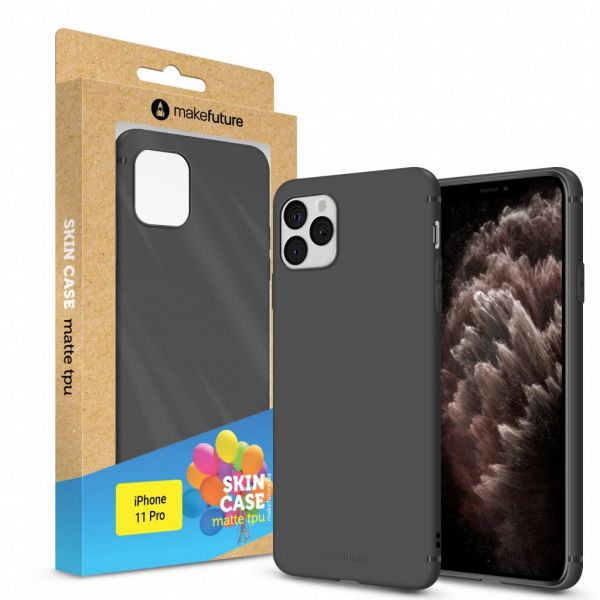 Чохол до моб. телефона MakeFuture Skin Case Apple iPhone 11 Pro Black (MCS-AI11PBK)