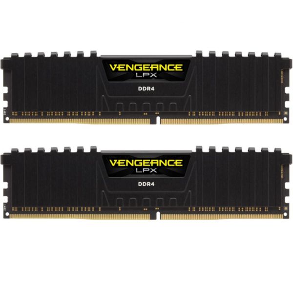 Модуль пам'яті для комп'ютера DDR4 32GB (2x16GB) 3200 MHz Vengeance LPX Black Corsair (CMK32GX4M2E3200C16)