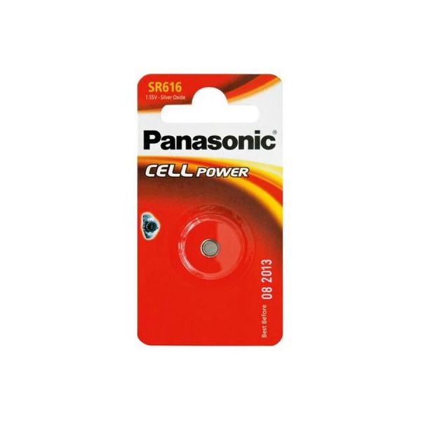 Батарейка Panasonic SR616 * 1 Silver Oxide (SR-616EL/1B)