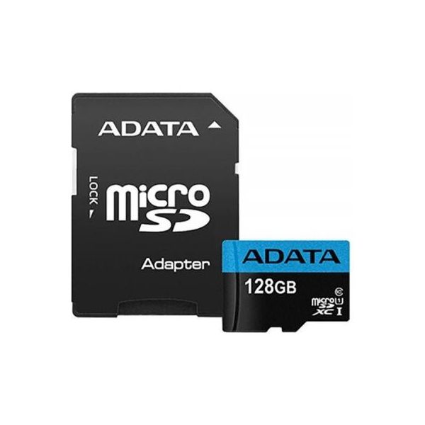 Карта пам'яті ADATA 128GB microSD class 10 UHS-I A1 Premier (AUSDX128GUICL10A1-RA1)