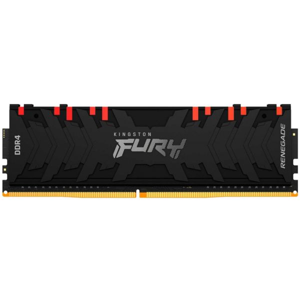 Модуль пам'яті для комп'ютера DDR4 8GB 3200 MHz Fury Beast RGB HyperX (Kingston Fury) (KF432C16RBA/8)