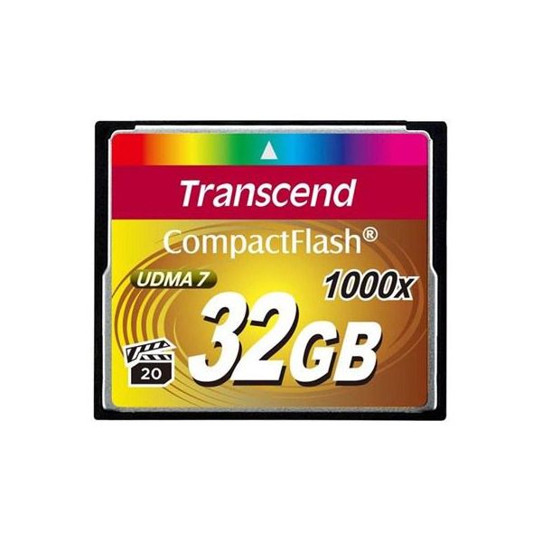 Карта пам'яті Transcend 32Gb Compact Flash 1000x (TS32GCF1000)