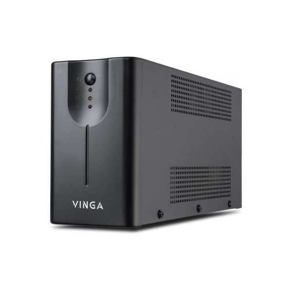 Пристрій безперебійного живлення Vinga LED 600VA metal case (VPE-600M)