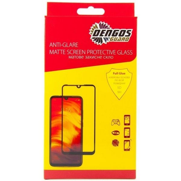 Скло захисне Dengos Full Glue Matte Samsung Galaxy A31 (TGFG-MATT-19) (TGFG-MATT-19)