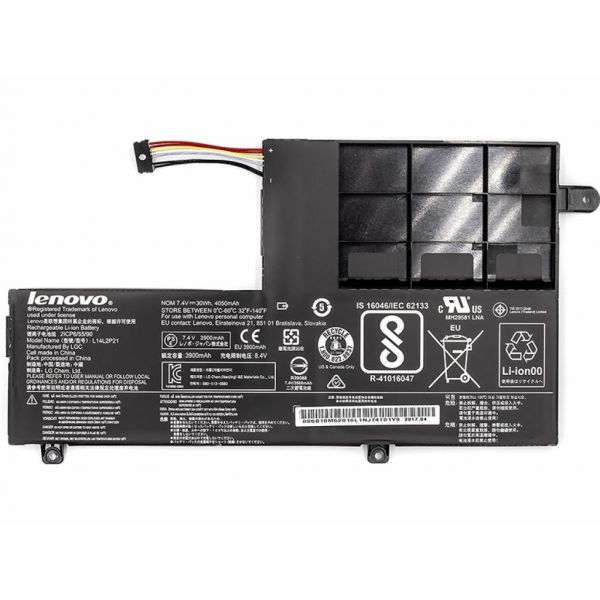 Акумулятор до ноутбука Lenovo Ideapad 300S (L14M2P21) 7.4V 30Wh (NB480715)