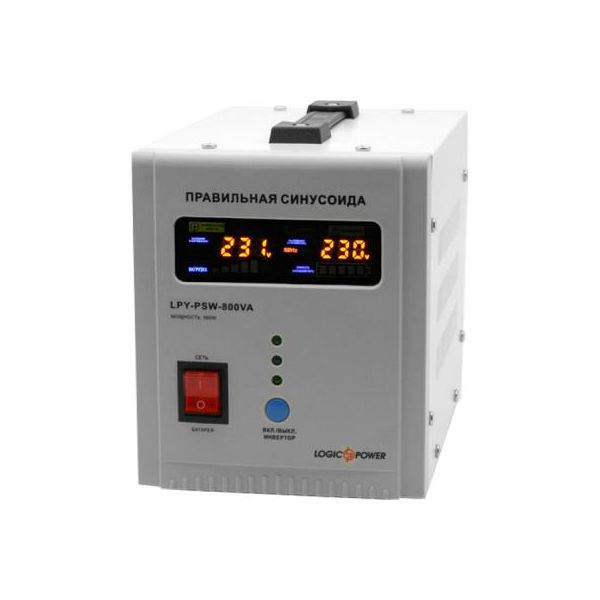 Пристрій безперебійного живлення LogicPower LPY- PSW-800VA+ (4153)