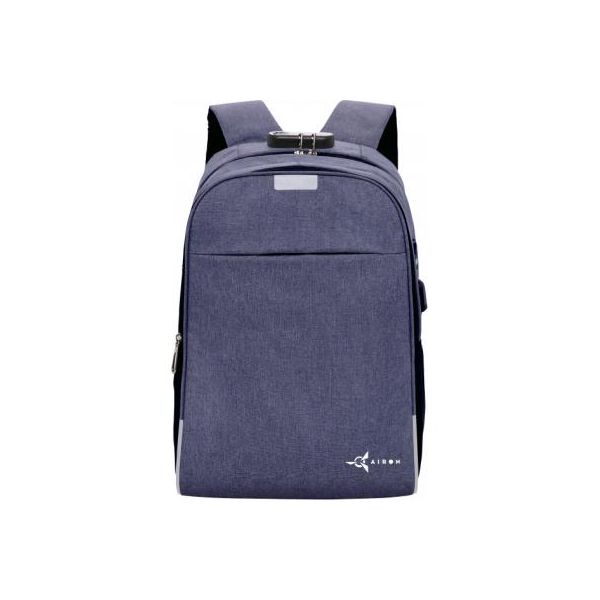 Рюкзак для ноутбука AirOn 14" Lock 18L Blue (4822356710650)