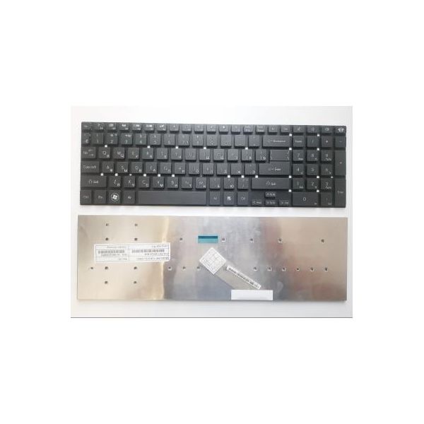 Клавіатура ноутбука Packard Bell NV50/NV51/NV53/NV55/NV59/NV73 F4211 черная без рамки RU (MP-10K33SU-698/PK130HQ1A04)