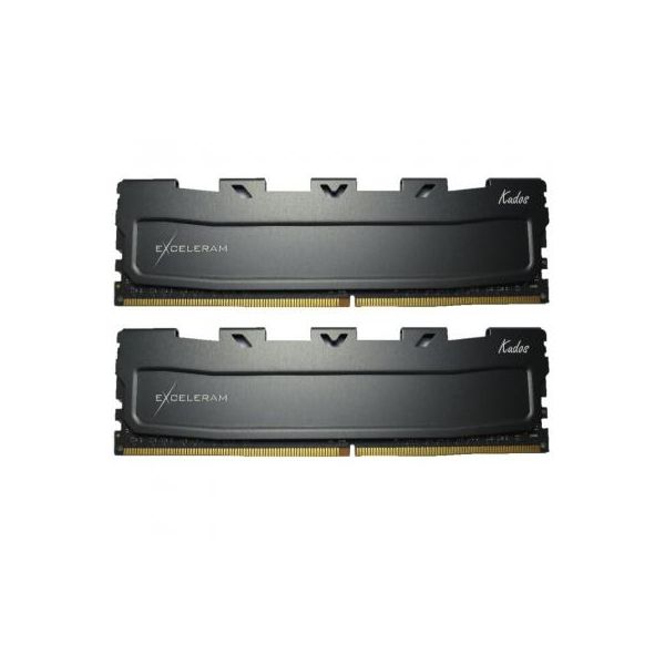 Модуль пам'яті для комп'ютера DDR3L 16GB (2x8GB) 1600 MHz Black Kudos eXceleram (EKBLACK3161611LAD)