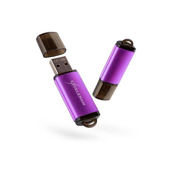 USB флеш накопичувач eXceleram 32GB A3 Series Purple USB 2.0 (EXA3U2PU32)