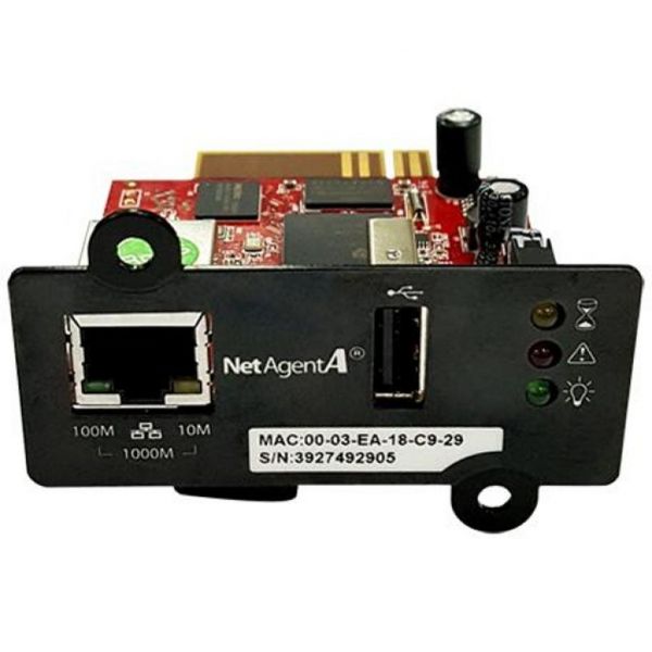 Мережева карта Powercom SNMP-адаптер NetAgent (DY807) 1-port (DY807)