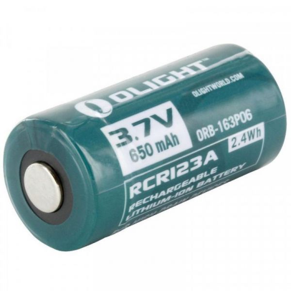 Акумулятор Olight RCR123 (16340) Li-Ion 650 mAh (ORB2-163P06)