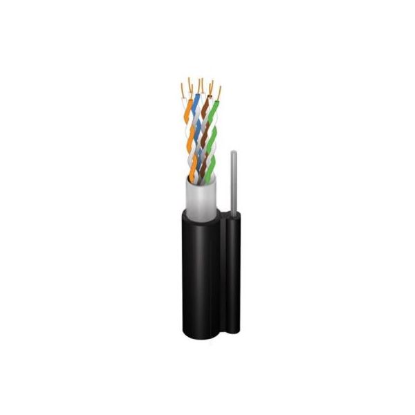 Кабель мережевий FinMark FTP CAT5e 4P 24AWG PE-M B 305m Drum, внешний, проволка 1,2мм (054595)