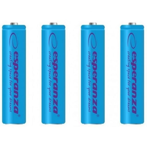 Акумулятор Esperanza AAA 1000mAh Ni-MH * 4 blue (EZA102B)