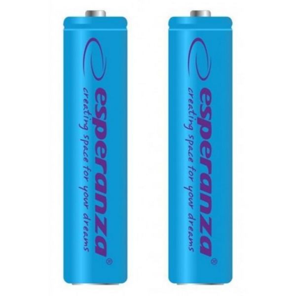 Акумулятор Esperanza AAA 1000mAh Ni-MH * 2 blue (EZA101B)