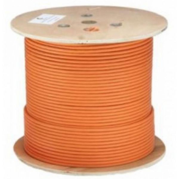 Кабель мережевий ЗЗЦМ FTP 500м 4*2*23AWG[0,57] мідь[СU] Cat.6A, негорючий [LSZH] (72111)