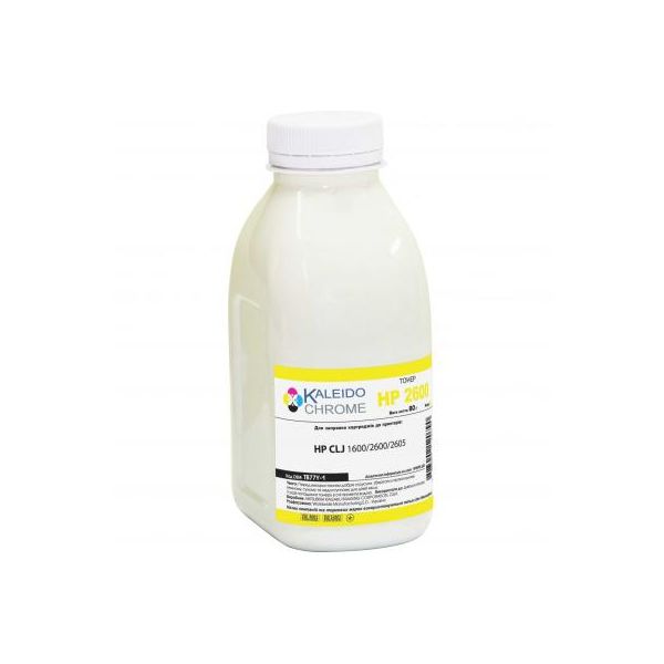 Тонер HP CLJ 1600/2600/2605 , 80г Yellow Kaleidochrome (TB77Y-1)