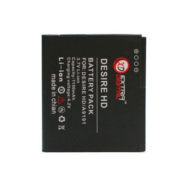 Акумуляторна батарея для телефону Extradigital HTC Desire HD (1150 mAh) (BMH6201)