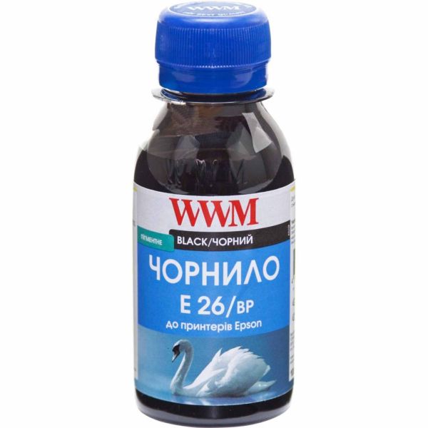 Чорнило WWM Epson XP-600/XP-605/XP-700 100г Black pigm. (E26/BP-2)