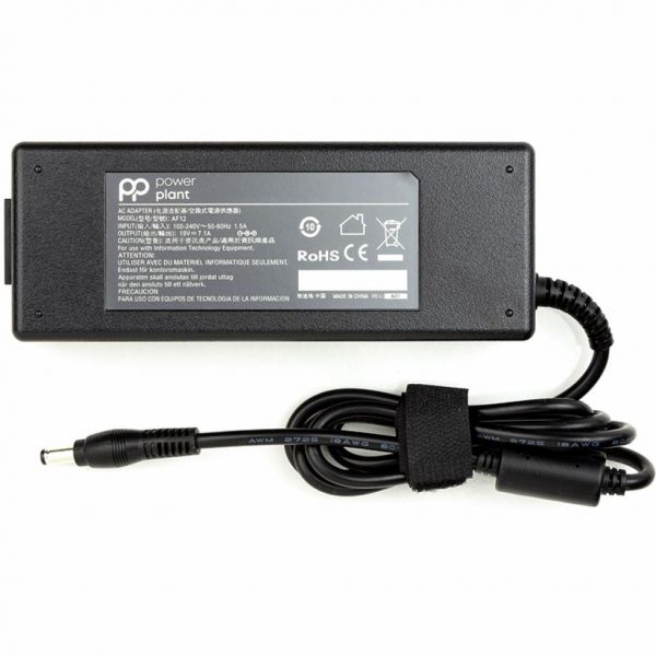 Блок живлення до ноутбуку PowerPlant ASUS 220V, 19V 135W 7.1A (5.5*2.5) (AS135F5525)