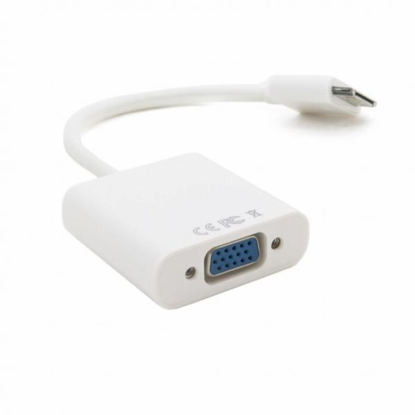 Дата кабель Apple 30-pin to VGA 0.15m Extradigital (KBA1649)