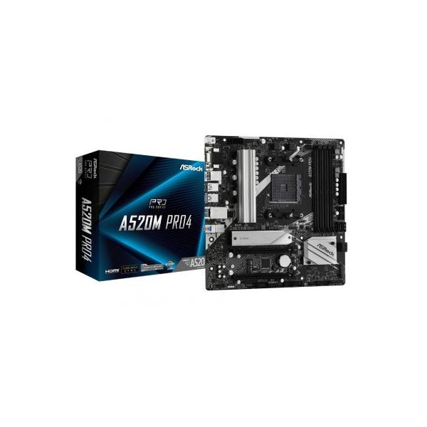 Материнська плата ASRock A520M PRO4