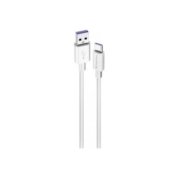 Дата кабель USB 2.0 AM to Type-C 1.0m 5A white Colorway (CW-CBUC019-WH)