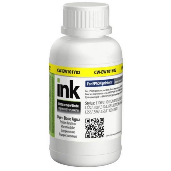 Чорнило Colorway Epson L-100/200, 200 мл Yellow (CW-EW101Y02)