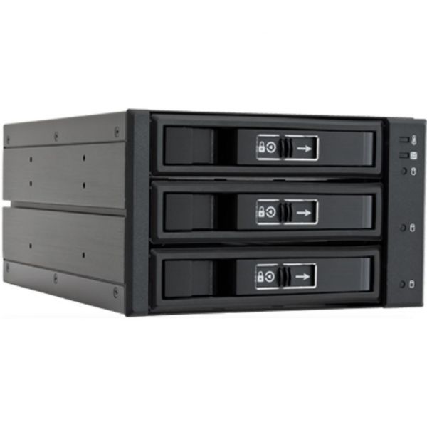 Бекплейн Chieftec 2x5.25"/3x3.5" Hot-Swap Aluminium (CBP-2131SAS)