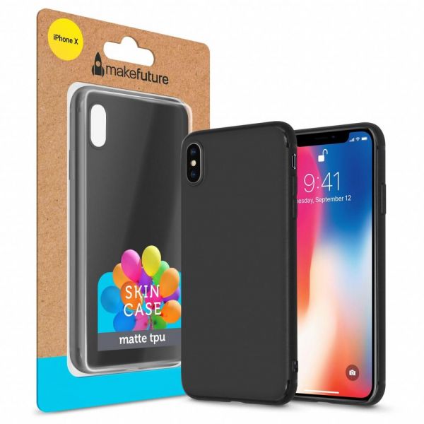 Чохол до моб. телефона MakeFuture Skin Case Apple iPhone XS Black (MCSK-AIXSBK)