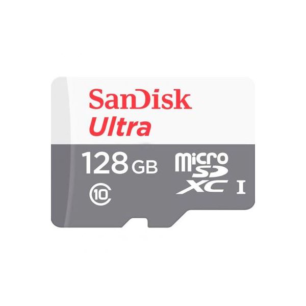 Карта пам'яті SanDisk 128GB microSD class 10 Ultra Light (SDSQUNR-128G-GN6MN)