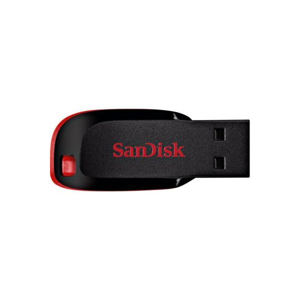 USB флеш накопичувач SanDisk 64GB Cruzer Blade Black/red USB 2.0 (SDCZ50-064G-B35)