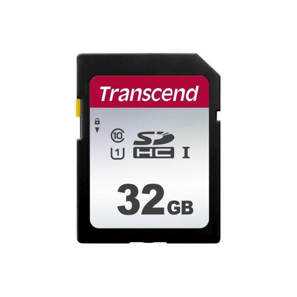 Карта пам'яті Transcend 32GB SDHC class 10 UHS-I U1 (TS32GSDC300S)