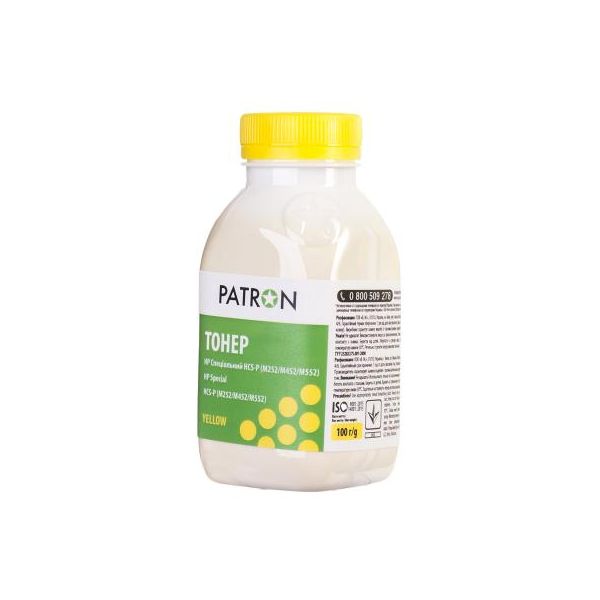 Тонер HP CLJ CP1025/1215,M252/452/552, Special, YELLOW,100 g Patron (PN-HCS-P-Y-100)