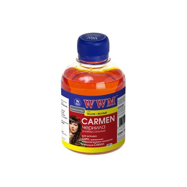 Чорнило WWM CANON UNIVERSAL CARMEN Yellow (CU/Y)