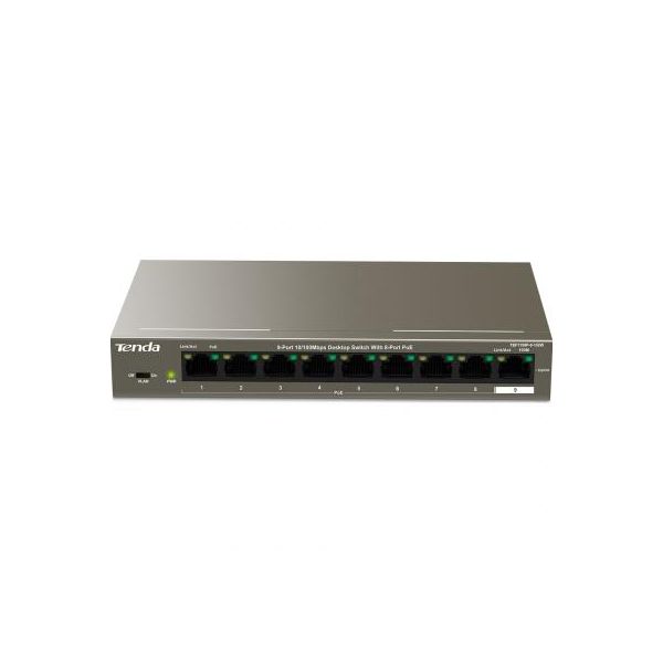 Комутатор мережевий Tenda TEF1109P-8-102W