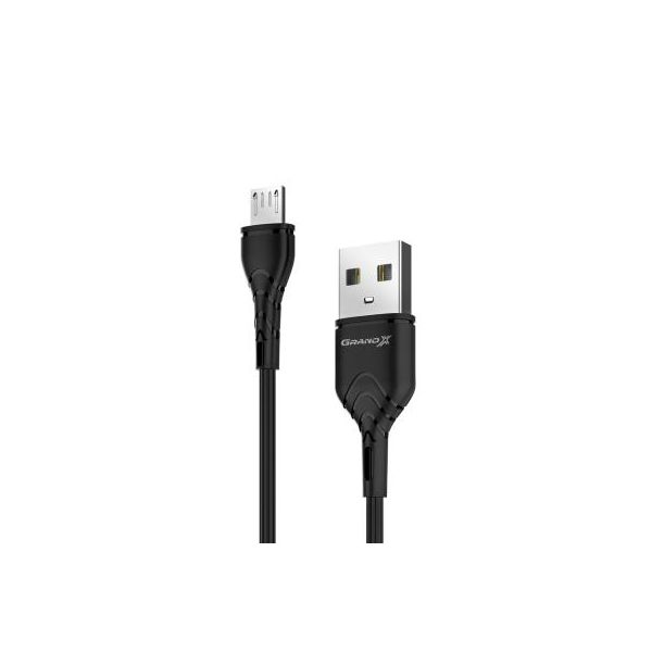 Дата кабель USB 2.0 AM to Micro 5P 1.0m Grand-X (PM-03B)