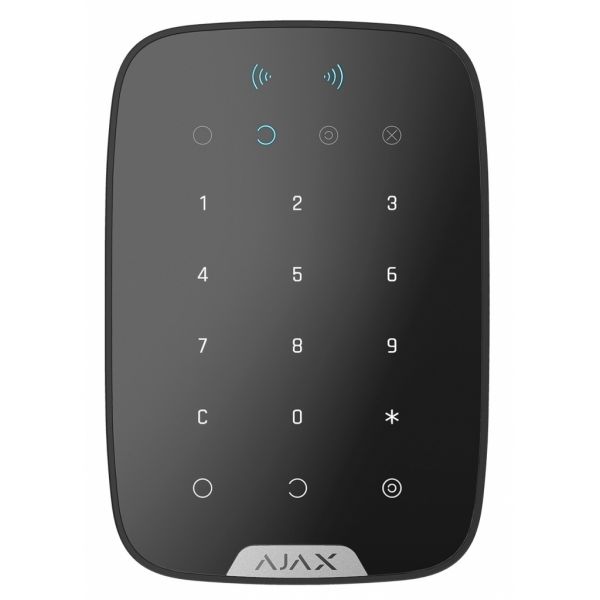 Клавіатура до охоронної системи Ajax KeyPad Plus Black (KeyPad Plus/Black)