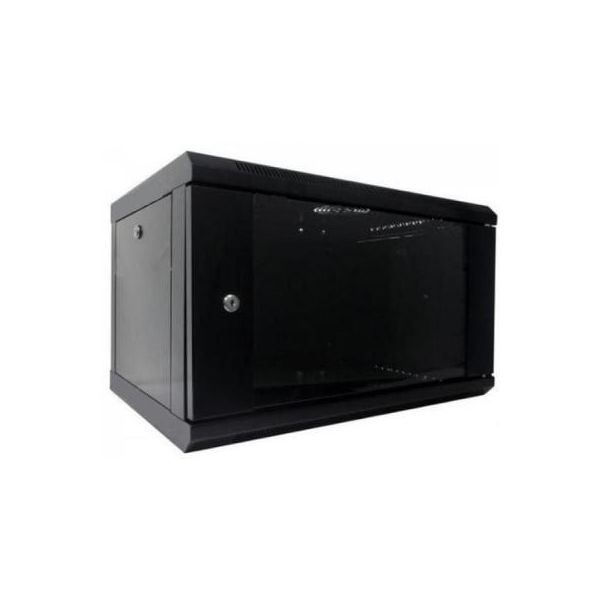Шафа настінна Hypernet 4U 19" 600x300 (WMNC-30-4U-FLAT-BLACK)